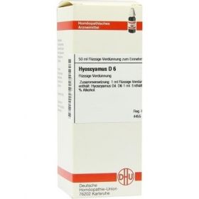 HYOSCYAMUS D 6, 50 ML – PZN 2615125 из Германии (PZN 2615125)