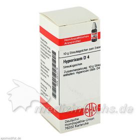 HYPERICUM D 4, 10 G – PZN 2813115 из Германии (PZN 2813115)