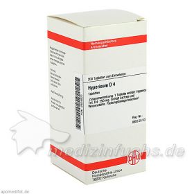 HYPERICUM D 4, 200 ST – PZN 2924820 из Германии (PZN 2924820)