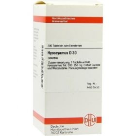 HYOSCYAMUS D30, 200 ST – PZN 4220879 из Германии (PZN 4220879)
