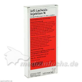 Infi-Lachesis-Injektion N, 10X1 ML – PZN 5702215 из Германии (PZN 5702215)
