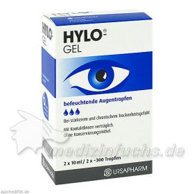 HYLO-GEL, 2X10 ML – PZN 6144964 из Германии (PZN 6144964)
