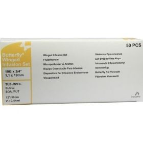 Infusionszubehör Butterfly 19G gelb, 50 ST – PZN 6463221 из Германии (PZN 6463221)