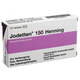 Jodetten 150 Henning 150 Mikrogramm (100 stk) – PZN 890761 из Германии (PZN 890761)