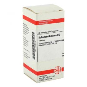 Kalium Sulfuricum D 3 Tabletten (80 stk) – PZN 1775772 из Германии (PZN 1775772)