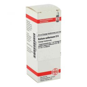 Kalium Sulfuricum D 6 Dilution (20 ml) – PZN 2119188 из Германии (PZN 2119188)