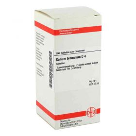 Kalium Bromatum D 4 Tabletten (200 stk) – PZN 2925446 из Германии (PZN 2925446)