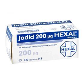 Jodid 200μg HEXAL (100 stk) – PZN 3105998 из Германии (PZN 3105998)
