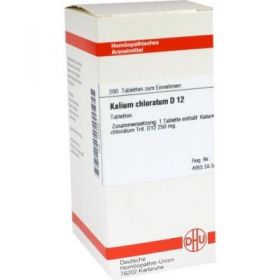 Kalium Chloratum D 12 Tabletten (200 stk) – PZN 4222921 из Германии (PZN 4222921)