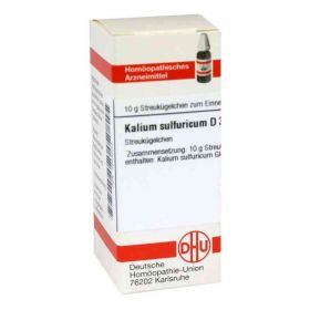 Kalium Sulfuricum D 30 Globuli (10 g) – PZN 4223234 из Германии (PZN 4223234)