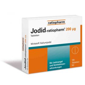 Jodid-ratiopharm 200μg (100 stk) – PZN 4620018 из Германии (PZN 4620018)