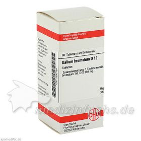 KALIUM BROMAT D12, 80 ST – PZN 2632187 из Германии (PZN 2632187)