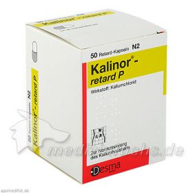 KALINOR RETARD P, 50 ST – PZN 2758215 из Германии (PZN 2758215)