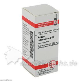 KALIUM CARB D12, 10 G – PZN 2925481 из Германии (PZN 2925481)