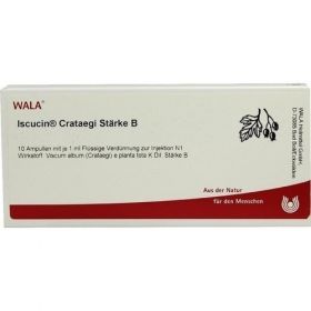 ISCUCIN CRATAEGI STAERKE B, 10X1 ML – PZN 3083280 из Германии (PZN 3083280)