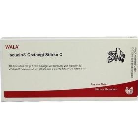ISCUCIN CRATAEGI STAERKE C, 10X1 ML – PZN 3083297 из Германии (PZN 3083297)