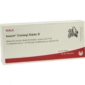 ISCUCIN CRATAEGI STAERKE D, 10X1 ML – PZN 3083305 из Германии (PZN 3083305)