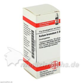 KALIUM BROMAT C30, 10 G – PZN 4222588 из Германии (PZN 4222588)
