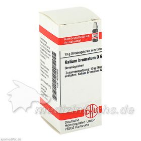 KALIUM BROMAT D 6, 10 G – PZN 4222602 из Германии (PZN 4222602)
