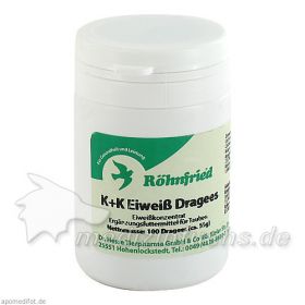 K + K Eiweiss Dragees Vet, 100 ST – PZN 5543248 из Германии (PZN 5543248)