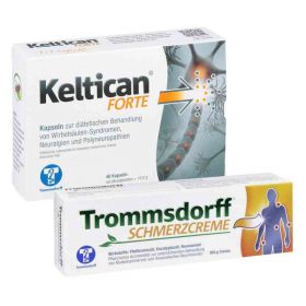 Keltican forte + Trommsdorff Schmerzcreme (1 stk) – PZN 8100288 из Германии (PZN 8100288)