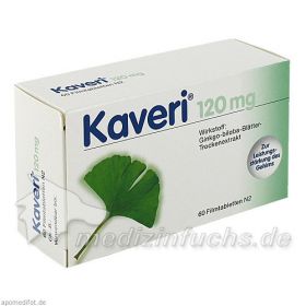 Kaveri 120mg, 60 ST – PZN 2650788 из Германии (PZN 2650788)