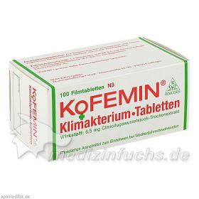 Kofemin Klimakterium Tabletten, 100 ST – PZN 3554325 из Германии (PZN 3554325)