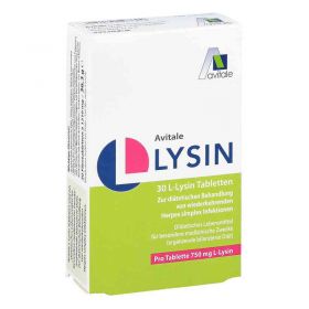 L-lysin 750 mg Tabletten (30 stk) – PZN 10414300 из Германии (PZN 10414300)