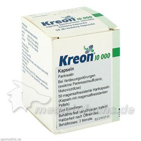 Kreon 10000 Kapseln, 50 ST – PZN 4529306 из Германии (PZN 4529306)
