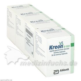 Kreon 10000 Kapseln, 200 ST – PZN 4529513 из Германии (PZN 4529513)