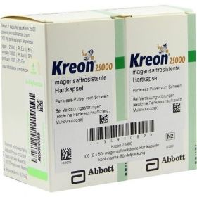 Kreon 25000, 100 ST – PZN 5491089 из Германии (PZN 5491089)