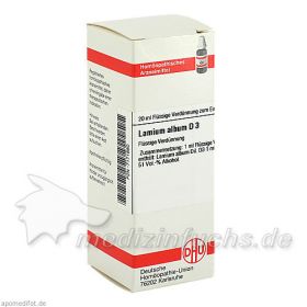 LAMIUM ALBUM D 3, 20 ML – PZN 7171880 из Германии (PZN 7171880)