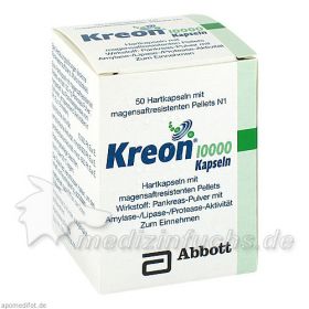 Kreon 10000, 50 ST – PZN 7202899 из Германии (PZN 7202899)