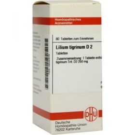 Lilium Tigrinum D 2 Tabletten (80 stk) – PZN 2632879 из Германии (PZN 2632879)
