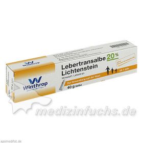 LEBERTRANSALBE 20% LICHTEN, 40 G – PZN 1217701 из Германии (PZN 1217701)