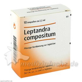 LEPTANDRA COMP, 10 ST – PZN 4313457 из Германии (PZN 4313457)