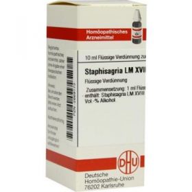 Lm Staphisagria Xviii (10 ml) – PZN 2669173 из Германии (PZN 2669173)
