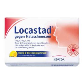 Locastad gegen Halsschmerzen 2mg/0,6mg/1,2mg Honig/Zitrone (24 stk) – PZN 11852137 из Германии (PZN 11852137)