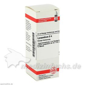 LYCOPODIUM D 4, 20 ML – PZN 1777334 из Германии (PZN 1777334)