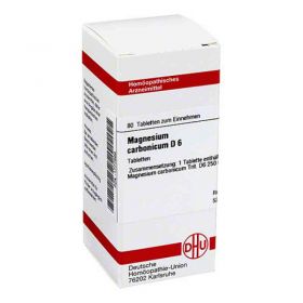 Magnesium Carbonicum D 6 Tabletten (80 stk) – PZN 1777699 из Германии (PZN 1777699)