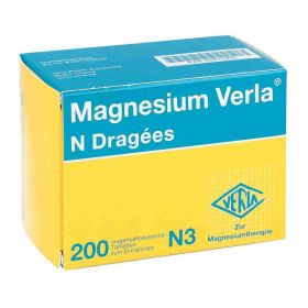 Magnesium Verla N Dragees (200 stk) – PZN 4911945 из Германии (PZN 4911945)