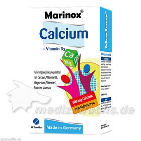 Marinox Calcium + Vitamin D3, 60 ST – PZN 10225639 из Германии (PZN 10225639)