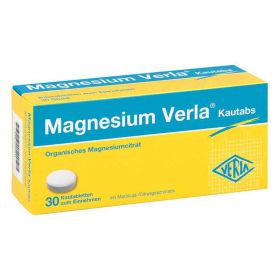 Magnesium Verla Kautabs (30 stk) – PZN 12354513 из Германии (PZN 12354513)