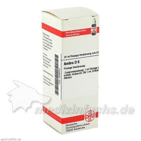 AMBRA D 6, 20 ML – PZN 2606250 из Германии (PZN 2606250)