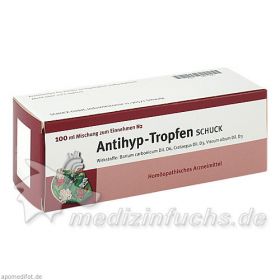 Antihyp Tropfen Schuck, 100 ML – PZN 6801244 из Германии (PZN 6801244)