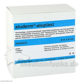 Aluderm Aluplast Wundverb Pflast elast 5mx6cm, 1 ST – PZN 7835 из Германии (PZN 7835)