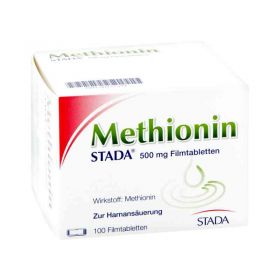Methionin Stada 500 mg Filmtabletten (100 stk) – PZN 177514 из Германии (PZN 177514)