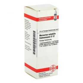 Mercurius Solub. D 12 Dilution Hahnemann  (20 ml) – PZN 2618046 из Германии (PZN 2618046)