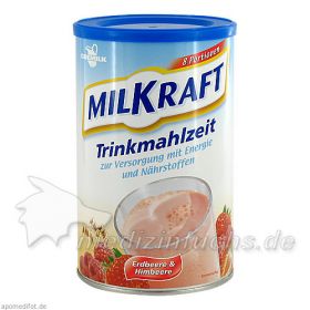 MILKRAFT Trinkmahlzeit Erdbeere-Himbeere, 480 G  – PZN 5980730 из Германии (PZN 5980730)
