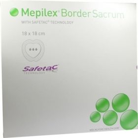 Mepilex Border Sacrum 18x18cm, 10 ST – PZN 9062758 из Германии (PZN 9062758)
